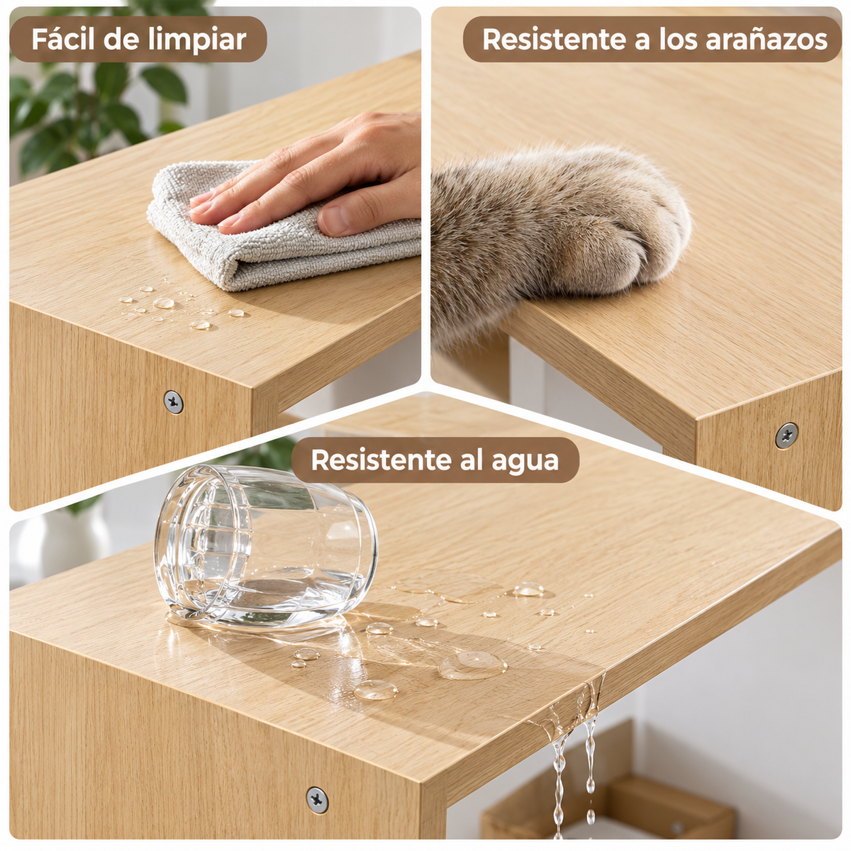 Jerez | Estantería Expandible 5 Niveles, Librería para Libros Giratoria 350°, Ancho Ajustable, Convertible en en L, Recta o Compacta para Salón, Dormitorio, Estudio 111,5x23,8x163,7 cm Natural y Blanco