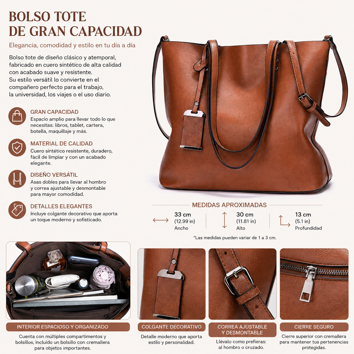 Tote Bag Piel