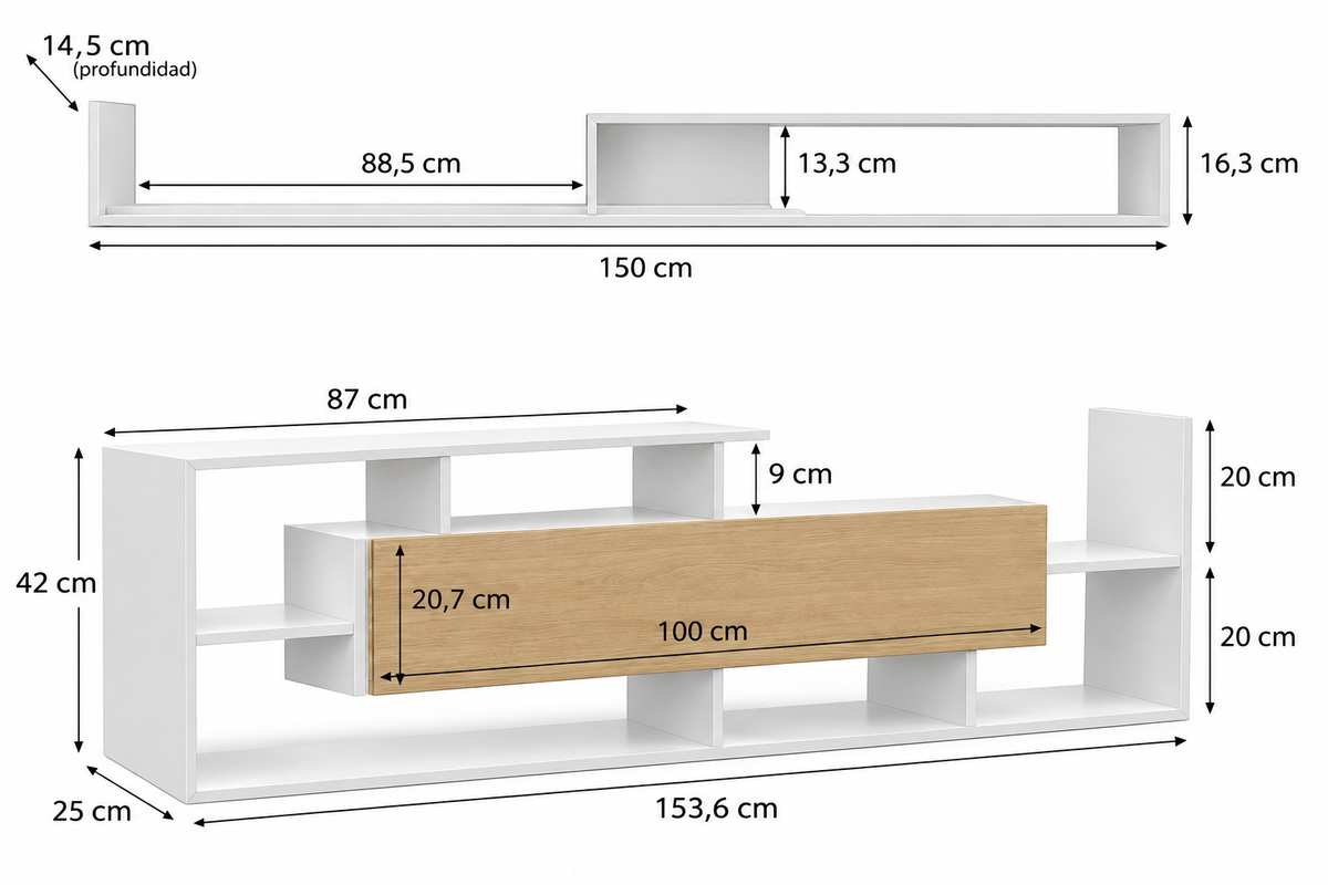 Barcelona | Mueble de Salón para TV