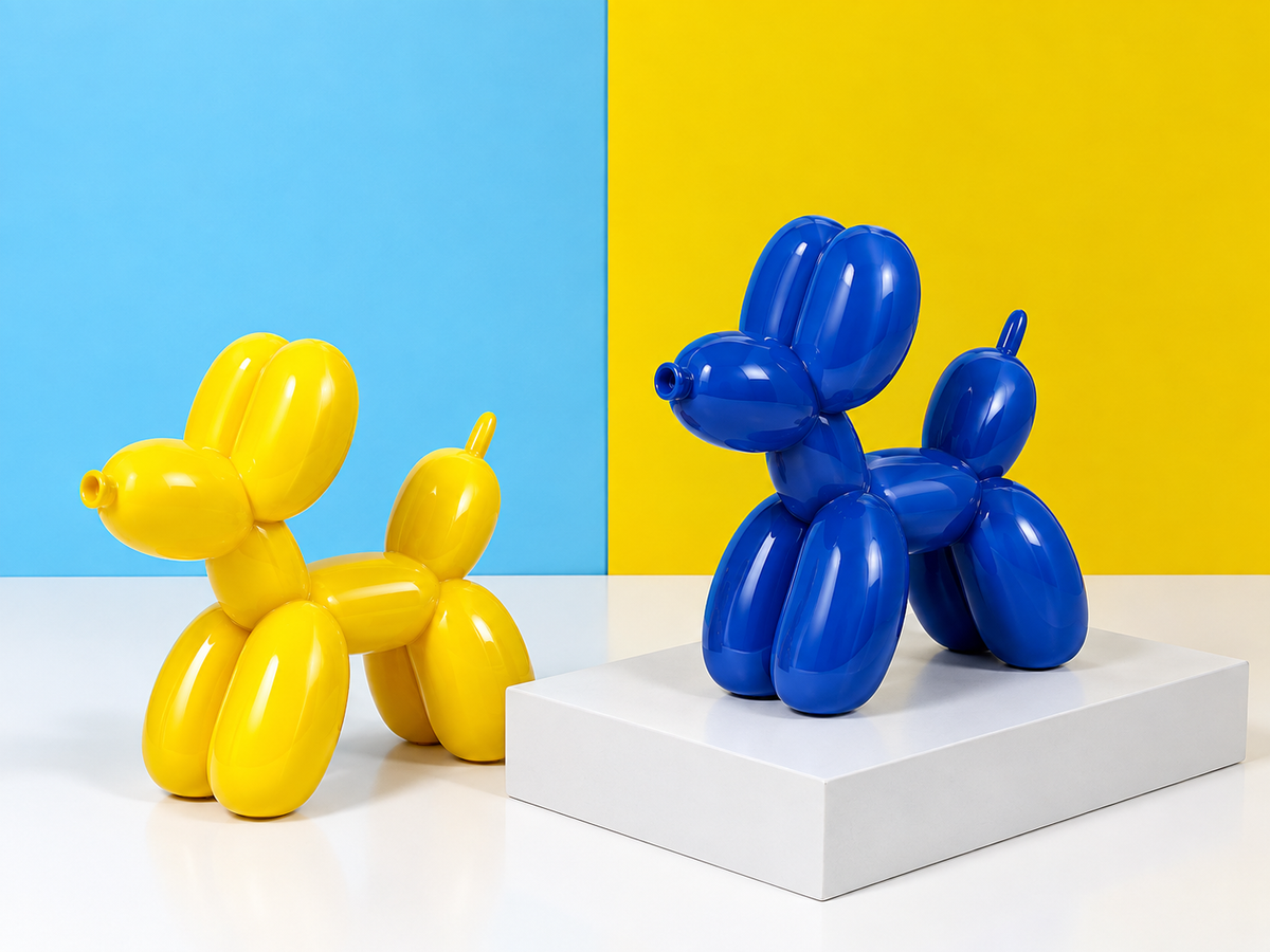 Perro |  globo perro estatuilla nórdica