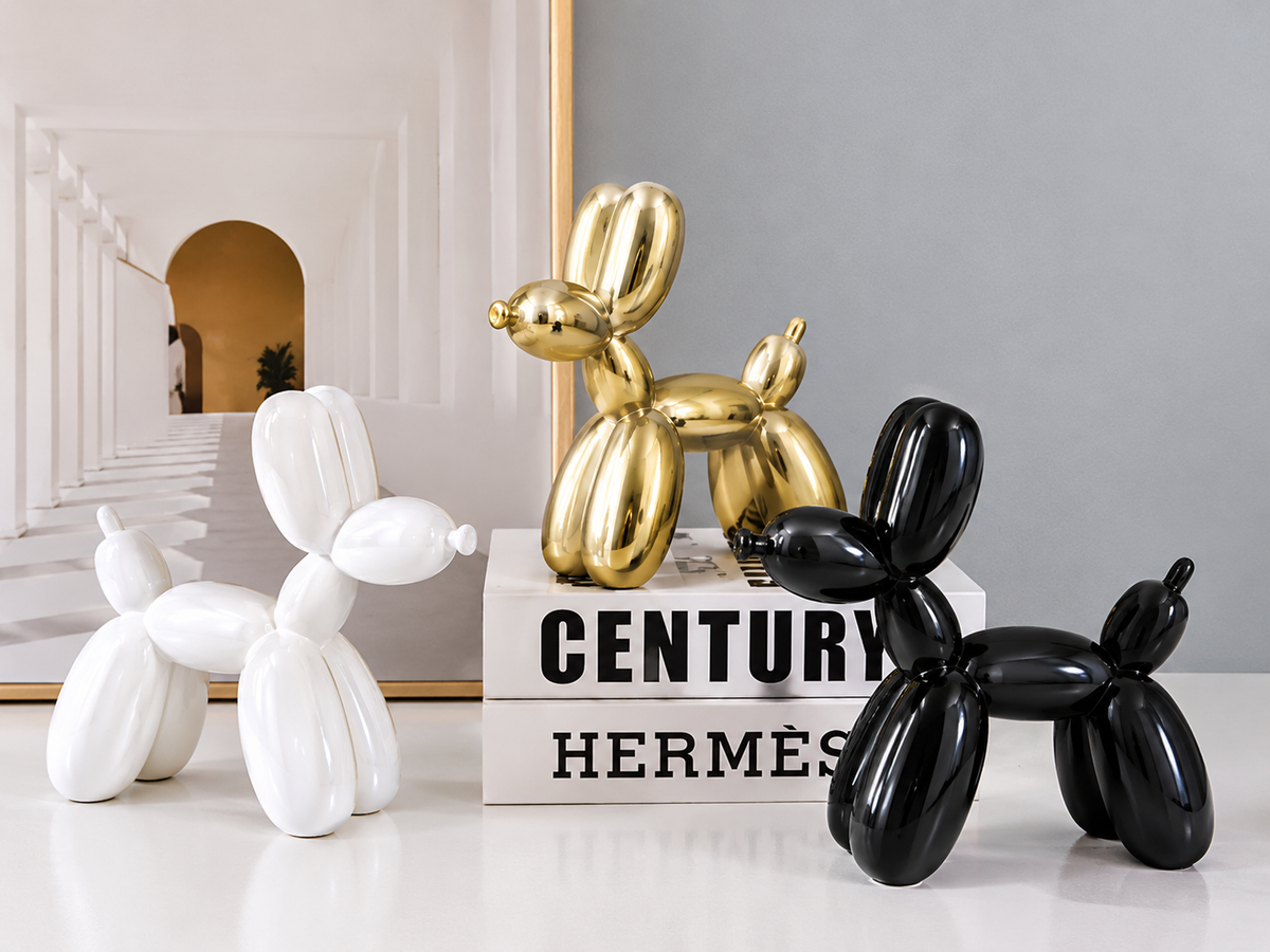 Perro |  globo perro estatuilla nórdica