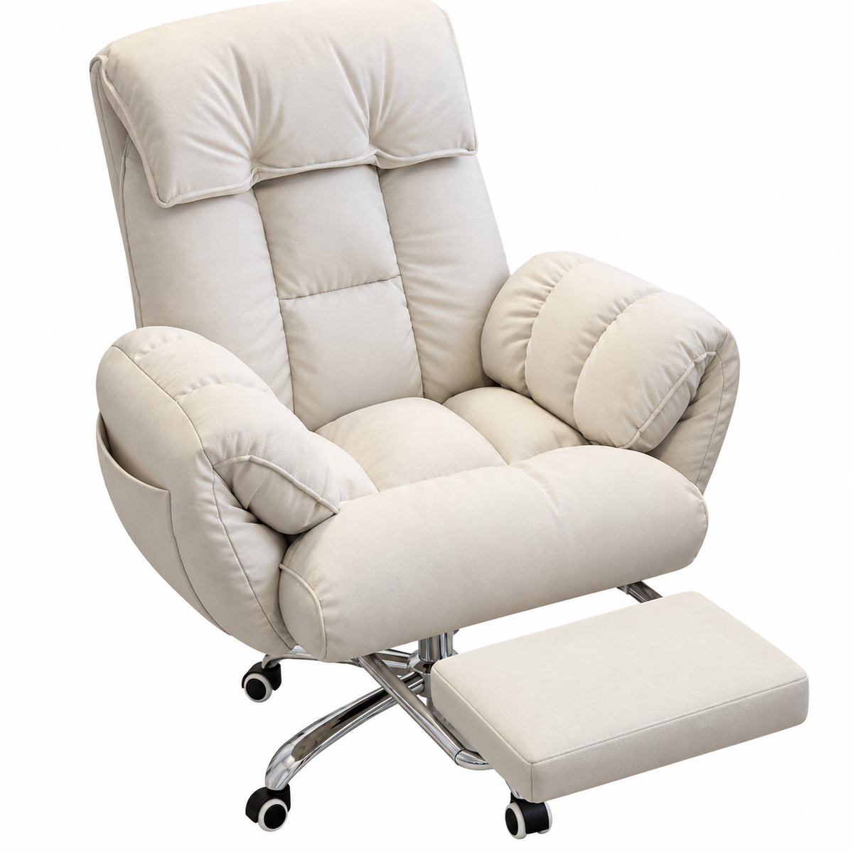 Pontevedra | Silla de Oficina, Silla para Computadora con Soporte para la Espalda, Bolsillos Laterales Decorativos, Videojuego