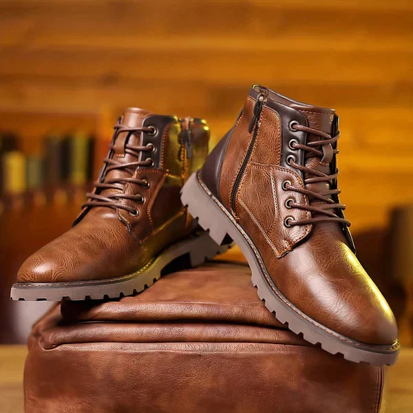 Botas de piel Retro