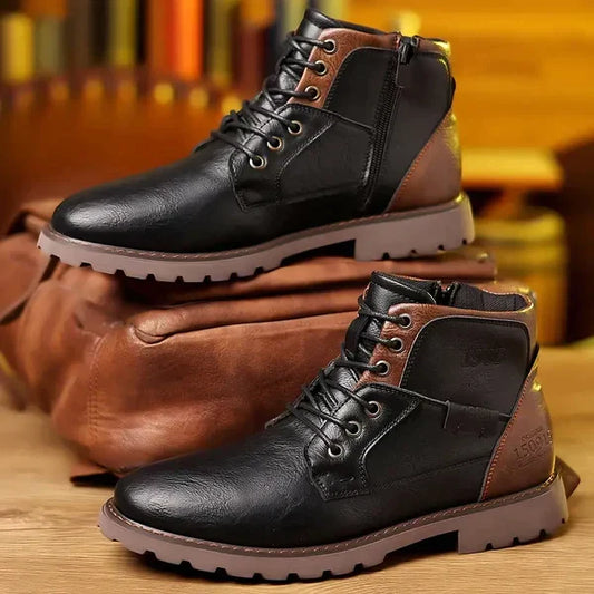 Botas de piel Retro