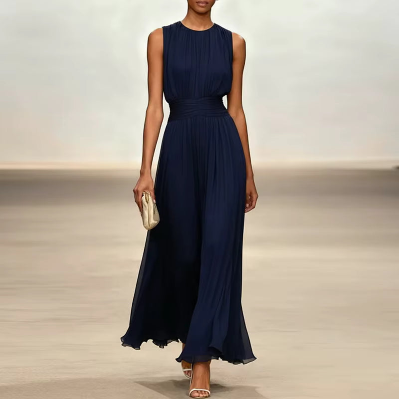 Carmina | Vestido Elegante de Plisado Suave
