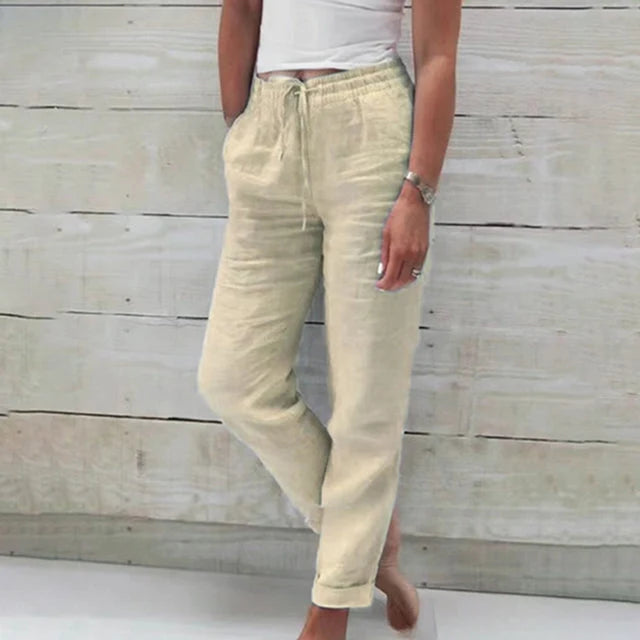 Pantalón Clásico de Lino
