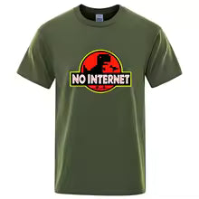 Camiseta No internet